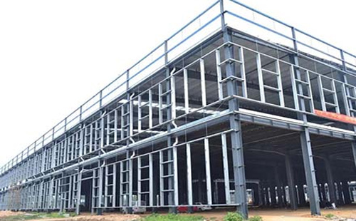 合水合水钢结构厂房