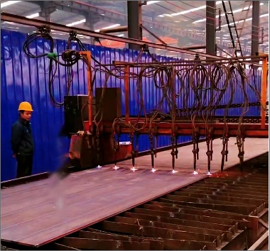 甘肃合水钢结构车间数控等离子切割机